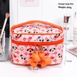 Cosmetic Bag Factory - Large Capacity Cute Cartoon PU Waterproof Bow