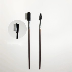 Lash Brush Manufacturer - Metal Comb Reusable Wooden Handle