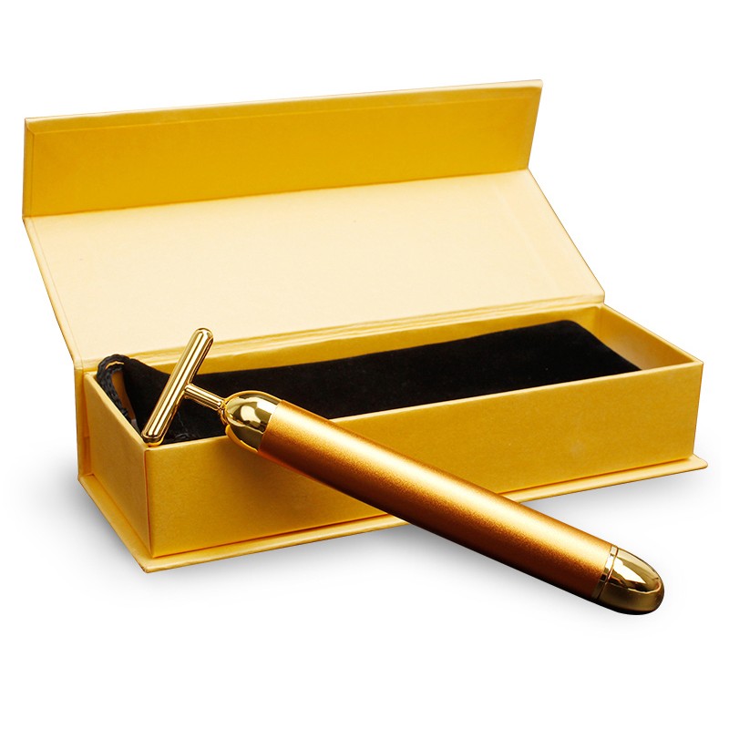 Face Massager Manufacturer - Wholesale Price Gold T Shape