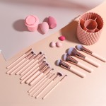 Makeup Set Manufacturer - Hot Sale 18-Pink Practical Rotating
