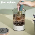 化妆刷清洁器生产厂家-新产品3合1USB