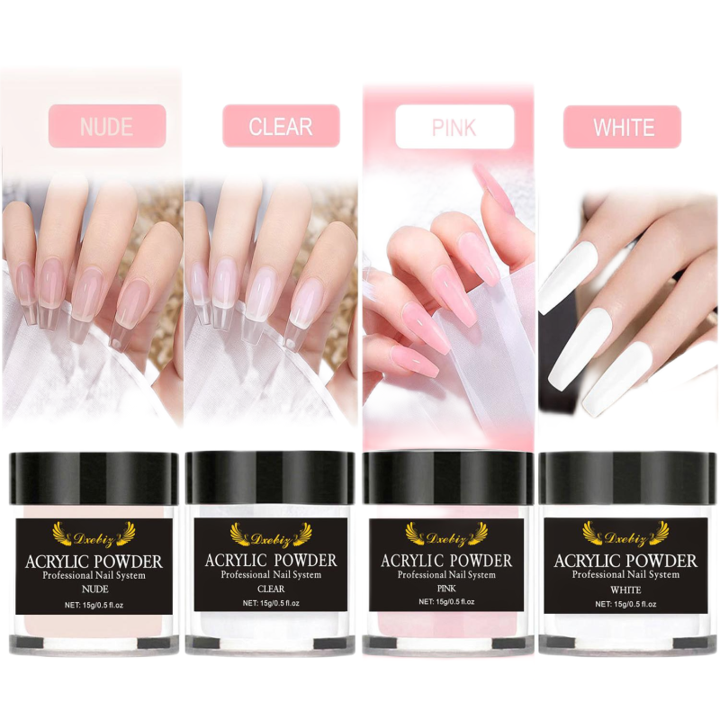 Acrylic Powder Manufacturer - 4 Colors 15g Black Label Custom