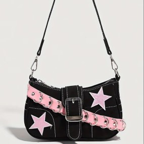 手提包生产厂家-时尚牛仔涤纶链条肩带