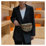 斜挎包源头工厂-高端女士小款韩式胸腰包