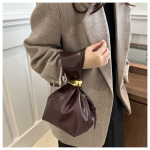 Handbag Factory - Women's Vintage Pleated Water Resistant Retro