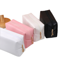 Toiletry Bag Manufacturer - Waterproof PU Leather Pink Travel