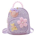 School Backpack Manufacturer - Cute Cartoon Print Glitter Bling