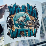 Heat Transfer Printing Manufacturer - NFL Plastisol HTV Sticker