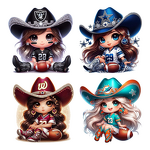 DTF Heat Transfer Manufacturer - NFL32 Team Cartoon Design