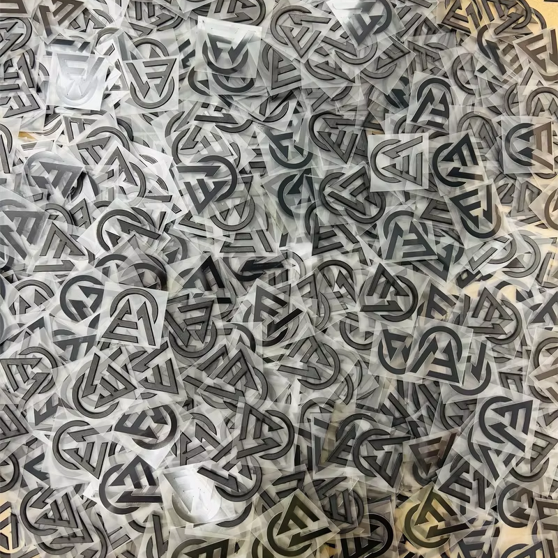 3D Logo Transfer Sticker Manufacturer - Customized Reflective Silver