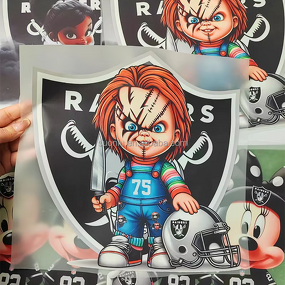 NFL DTF Heat Transfer Factory - High Quality Plastisol Printed