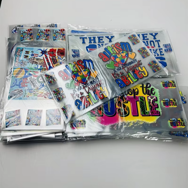 UV DTF Cup Wraps Manufacturer - Wholesale Waterproof Glassware Stickers