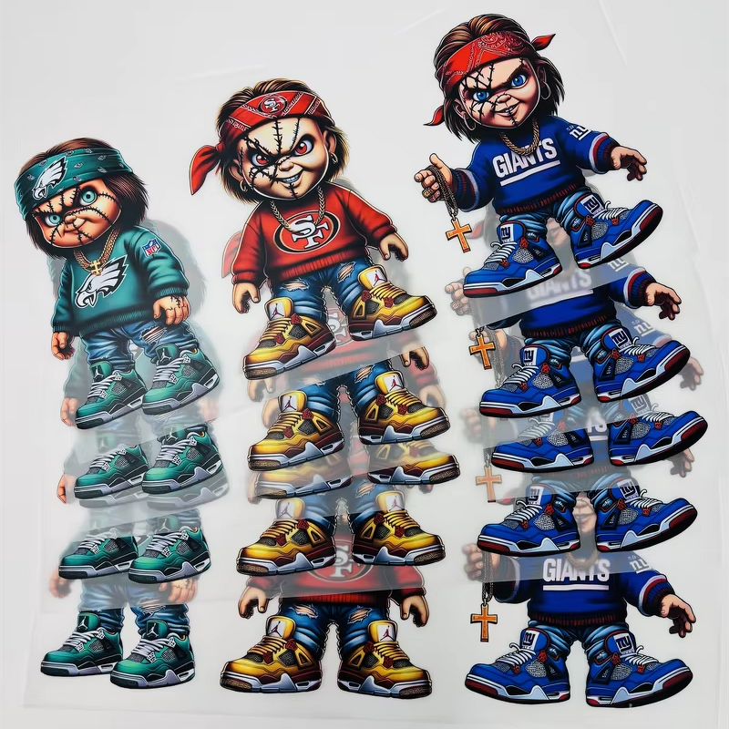 DTF Transfers Factory - Low MOQ NFL Ready to Press Stickers