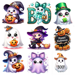 Heat Transfer Printing Manufacturer - Customized Halloween Logo Design