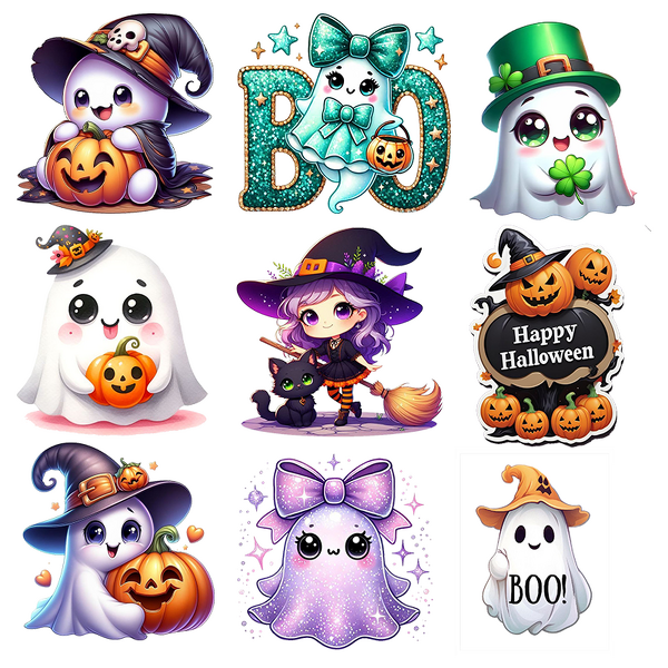 Heat Transfer Printing Manufacturer - Customized Halloween Logo Design