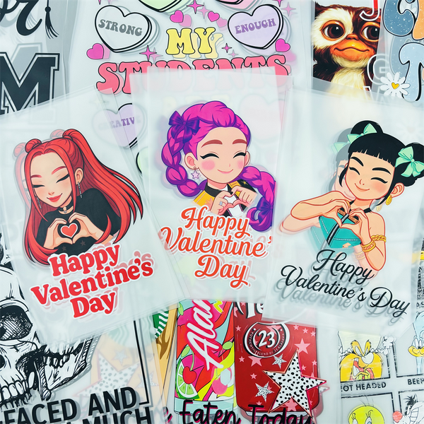 Heat Transfer Sticker Manufacturer - Custom Valentine's Day Design