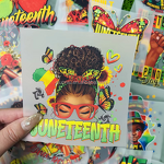Juneteenth DTF Sticker Manufacturer - Custom Shirts Heat Transfer