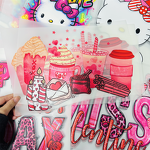 DTF Transfer Sticker Factory - Custom Valentine's Day Design