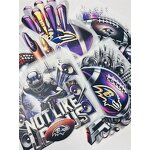 DTF Heat Press Transfer Factory - Custom Baltimore Ravens Logo