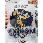 DTF Sticker Factory - High Quality Black Girl Design Transfer