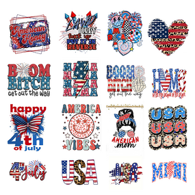 DTF Transfers Manufacturer - Wholesale US July 4th Vinyl Sticker