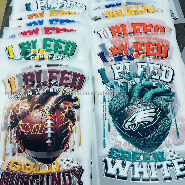Heat Transfer Printing Manufacturer - NFL Plastisol HTV Sticker
