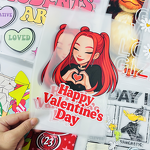 Heat Transfer Sticker Manufacturer - Custom Valentine's Day Design