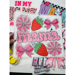 DTF Heat-Peel Decals Manufacturer - MAMA Custom Size T-Shirt Stickers