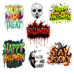 DTF Heat Transfer Sticker Manufacturer - Halloween Vinyl HTV Design