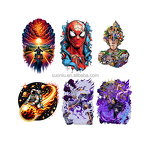 Tshirt Stickers Manufacturer - 2025 Cartoon New Design Iron-on Labels