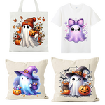 Heat Transfer Printing Manufacturer - Customized Halloween Logo Design