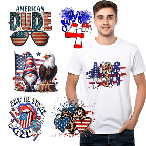 DTF Transfers Manufacturer - Wholesale US Independence Day Sticker
