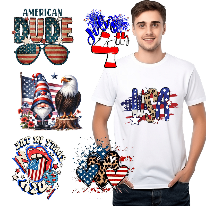 DTF Transfers Manufacturer - Wholesale US Independence Day Sticker