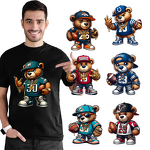 DTF Heat Transfer Manufacturer - NFL32 Team Cartoon Design