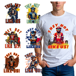 DTF Heat Transfer Manufacturer - NFL32 Team Cartoon Design