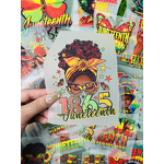 Juneteenth Iron Sticker Factory - High Quality Vinyl Print-on-demand