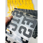 3D Logo Transfer Sticker Manufacturer - Customized Reflective Silver