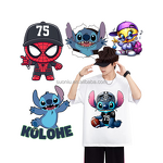 Tshirt Stickers Manufacturer - 2025 Cartoon New Design Iron-on Labels
