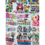 Screen Prints Transfers Factory - High Quality DTF Sticker Clothing