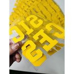 3D Logo Transfer Sticker Manufacturer - Customized Reflective Silver
