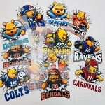 DTF Transfers Factory - Low MOQ NFL Ready to Press Stickers