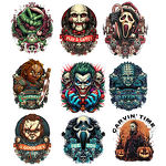DTF Heat Transfer Sticker Manufacturer - Halloween Vinyl HTV Design