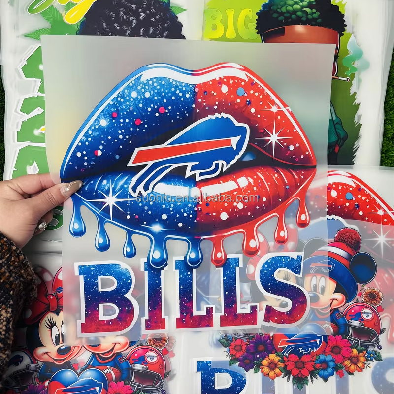 Heat Press Patches Factory - Wholesale NFL Design DTF Transfer