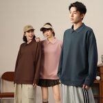 Hoodie Factory - Wholesale Men's Polyester Cotton Oversized Flip Collar