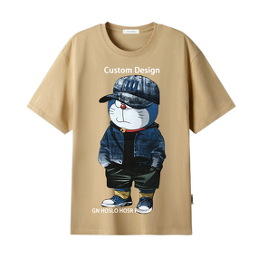 T-Shirt Factory - Men's Summer Cotton Solid Color Slim Fit Casual