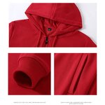 Hoodie Factory - Wholesale Customized 100% Cotton Zipper Casual Coat