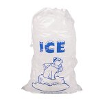 Plastic Ice Cube Bag Manufacturer - Customizable Disposable Blue Poly Bag