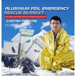 PE Thermal Blanket Manufacturer - Reusable Mylar Emergency Rain Poncho
