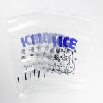 Ice Packaging Bag Factory - Clear White Drawstring Freezer Bag
