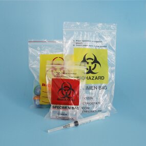 Biohazard Specimen Bag Factory - Resealable Zipper Top Plastic Bag